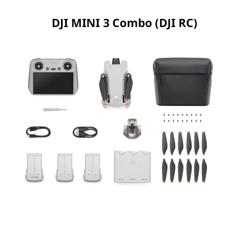 DJI Mini 3 Lightweight 4K HDR Foldable Camera Drone