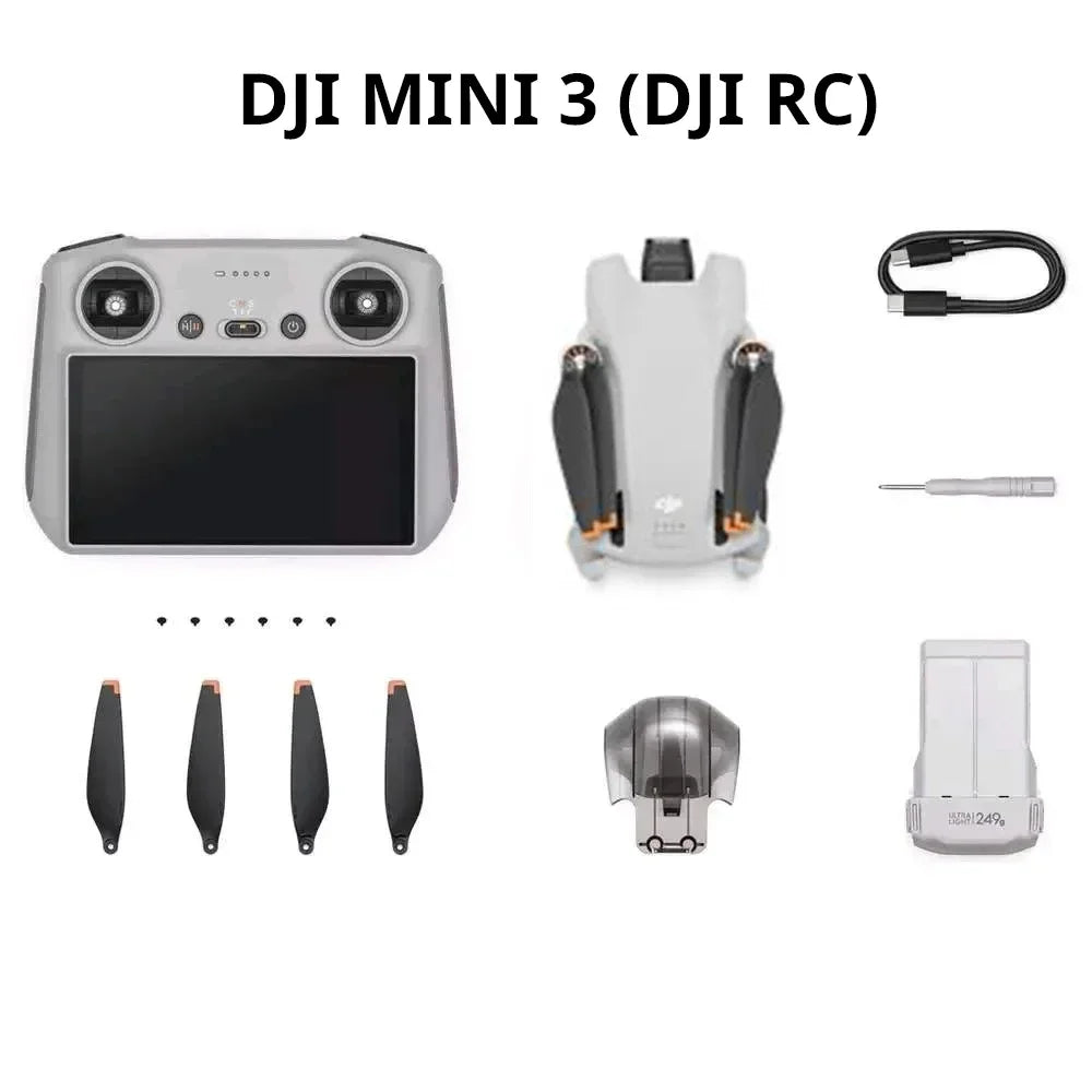DJI Mini 3 Lightweight 4K HDR Foldable Camera Drone