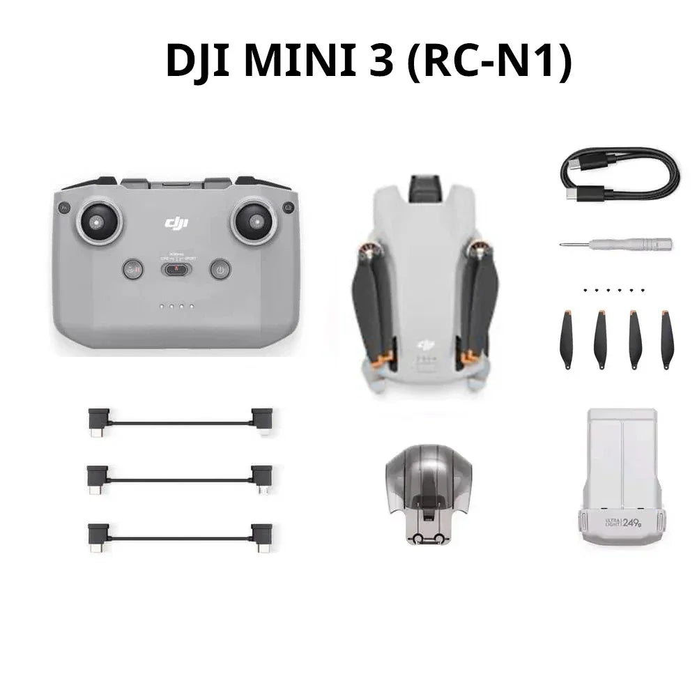 DJI Mini 3 Lightweight 4K HDR Foldable Camera Drone